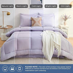 Sasttie Full Size Comforter Sets, 7 Pieces Bed in a Bag Full, Complete Bedding - Image 8