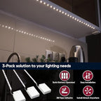 BestLuz Battery Powered LED Strip Lights, 3 Pack 40 Inch Battery Operated LED - Image 6