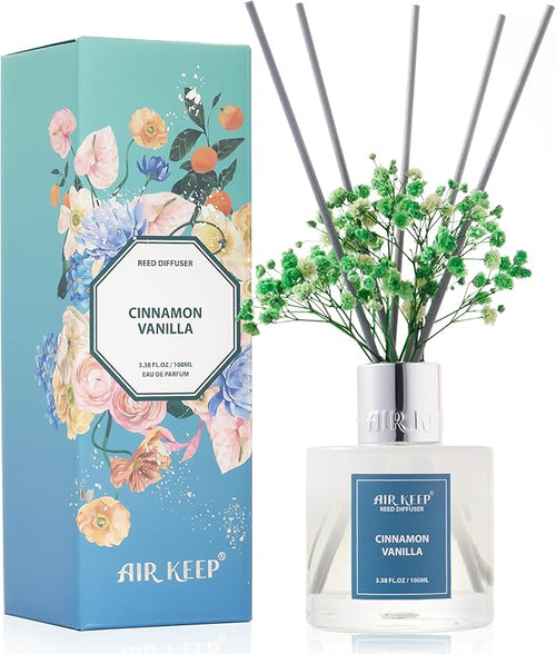 Airkeep Reed Diffuser Set, 3.38 fl oz by Airkeep