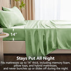 CozyLux Satin Sheets Queen Size Bed Set - Image 4