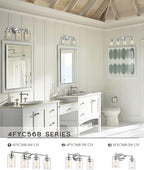 FEMILA Modern Bathroom Light Fixtures, 2-Light Bathroom Vanity Lights Over - Image 7