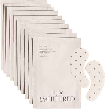 + Lux Unfiltered Iced Latte Cooling Under Eye Patches