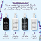 1-Shoppe Infuse Lavender Mint Spa Collection Amenities Set | 10.14 oz Pumps | - Image 5