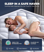 5 Inch Mega Support Memory Foam Queen Mattress Topper - Image 6