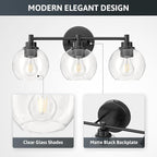 VONLUCE Bathroom Light Fixtures, 3-Light Vanity Light - Image 3