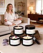 AOOVOO Crystal Soothing Candles Set - Image 3
