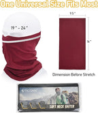 TICONN Neck Gaiter Face Cover Scarf, Neck Warmer Breathable Sun & Wind-proof - Image 7