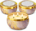 YMing 3-Wick Candle Gift Set, 3 Pack, 14 oz Each, Scented Candles by YMing
