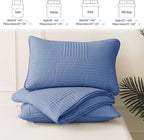 Whale Flotilla Ultra Soft Twin Quilt Bedding Set, Lightweight Microfiber Bluish - Image 6