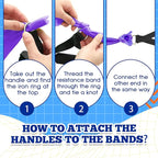 2 Pcs Resistance Band with Handles Chair Exercise Equipment - Image 5