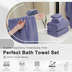 4 Piece Extra Large Bath Towel 35"x70" Oversized Bath Sheet Bath Towel Set - Image 7