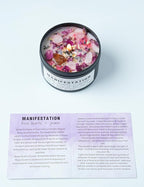Crystal Soy Candles, Handmade Wishing Gifts, Wishing Law of Attraction - Image 7