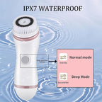 Facial Cleansing Brush, 4 in 1 Electric Face Scrubber - Image 6