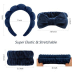 VELSCRUN Spa Headband, Makeup Face Wash Skincare Headbands, Stuff - Image 6