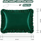 Homiest Ruffle Satin Pillowcase - Image 3