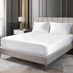 BEDELITE Satin Fitted Sheet and Pillowcases Set, Luxury Soft Similar to Silk by BEDELITE