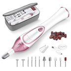 36-Piece Professional Manicure Pedicure Kit-Cordless Electric Nail File Kit by ISTON