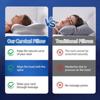 Cervical Neck Pillow, Pillows for Neck and Shoulder Pain, Contour Pillow - Image 4