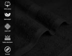 Avalon Towels Bath Towels for Bathroom 100% Cotton Black Bathroom Towels Pack - Image 4