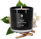 Lulu Candles | Jasmine, Oud & Sandalwood | Luxury Scented Soy Jar Candle | Hand - Image 3