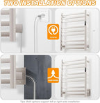 9 Bars Wall Mounted Towel Warmer, Heated Towel Rack - Image 3