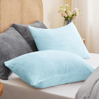 BEDELITE Flannel King Size Pillow Cases Set of 2, Super Soft Fleece Pillowcases - Image 2