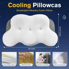Cervical Neck Pillow, Pillows for Neck and Shoulder Pain, Contour Pillow - Image 3