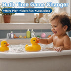 Longer Bathtub Splash Guard for Tub Kids, Bathtub Water Guards Play Shelf for - Image 3