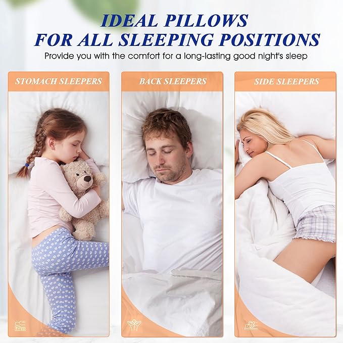 MZOIMZO Supportive Firm Bed Pillows - Image 5