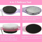 Foot File Callus Remover 4-in-1, Feet Scraper Pedicure Tools - Image 2