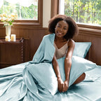 CozyLux Satin Sheets King Size Sheet Set - Image 5