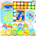 Bath Bombs Gift Se, 24 Pack Bubble Bombs by LUXDOUCE