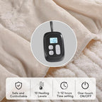Heated Blanket Electric Blanket Queen Size 84''x90'' - Image 4
