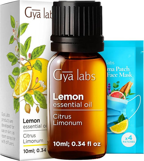 100% Pure Lemon Essential Oil by GyaLabs