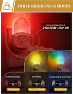 DORESshop 8-Color RGB LED Night Light Plug into Wall, Kids Room - Image 3