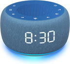 Buffbee Sound Machine & Alarm Clock 2-in-1, 0-100% Clock Face Brightness by BUFFBEE