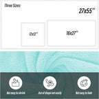 MOONQUEEN Ultra Soft Towel Set-Quick Drying-2 Bath Towels 2 Hand Towels 2 - Image 2