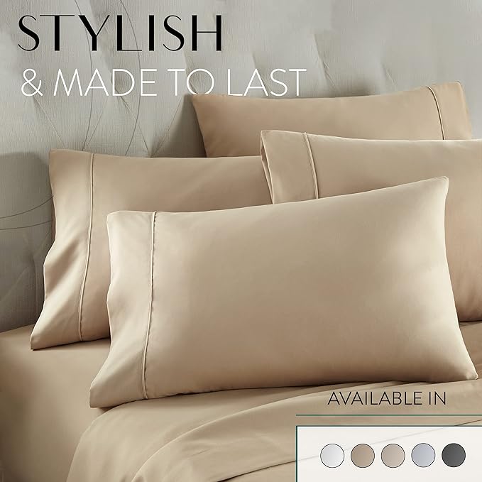Danjor Linens Bed Sheet Set Full Size - Image 8