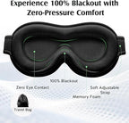 YFONG Sleep Mask for Lash Extensions, Bamboo Viscose & 100% Blackout Eye Mask - Image 6