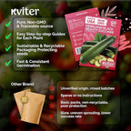 KVITER 50 Black Beauty Zucchini Seeds - Image 5