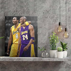 Kobe Bryant Canvas Wall Art Print Poster, Iconic Basketball Player Dual-Era - Image 8