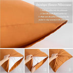 NTBAY Queen Pillow Cases Set, 2 Pack Brushed Microfiber 20x30 Inches, Stain - Image 3
