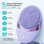 COSLUS FBS01 Facial Cleansing Brush Face Scrubber: Portable Silicone Waterproof - Image 3
