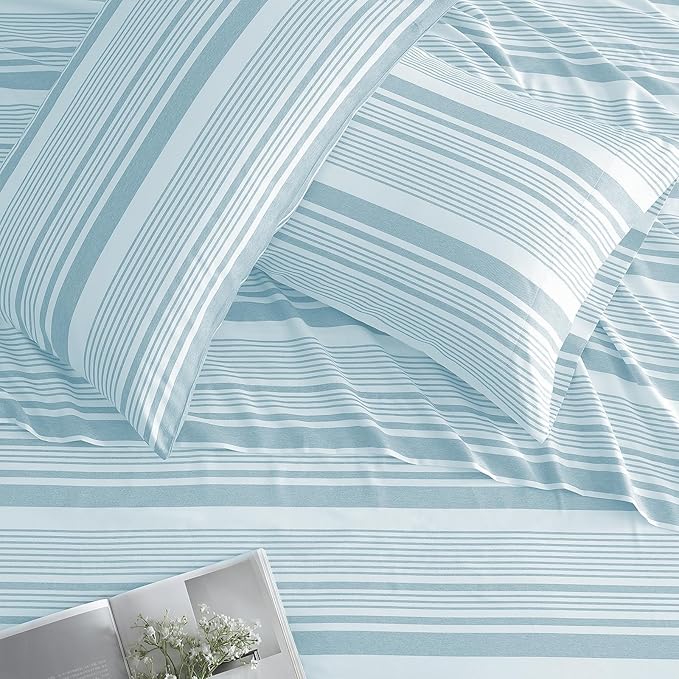 ClevaHome Classic Stripe Sheet Set - Image 4