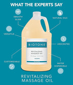 Biotone Revitalizing Unscented Massage Oil, 8 Ounce - Image 5