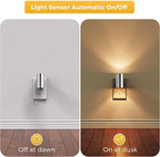 L LOHAS LED Night Light, Night Lights Plug into Wall, Smooth Silver Glossy - Image 3
