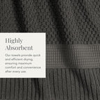 NY Loft 100% Cotton 2 Pack Bath Sheet Towel Set | Absorbent Quick-Dry Oversize - Image 7