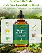 Breathe & Refresh — A 100% Pure Essential Oil Blend Cool-Crisp Blend that Makes - Image 2