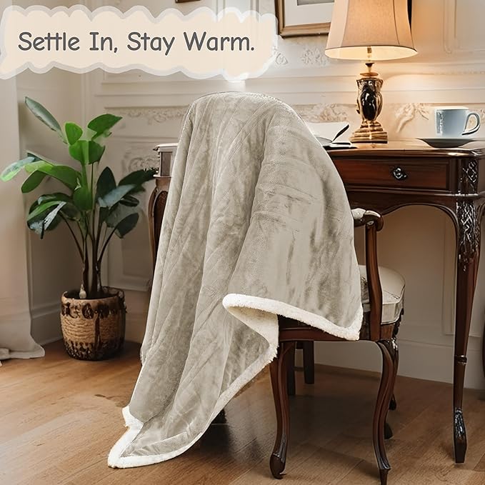 Electric Heated Blanket Queen Size 84"x90", Soft Flannel - Image 8