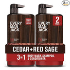 Every Man Jack Cedar + Red Sage Mens 3-in-1 All Over Wash by EveryManJack